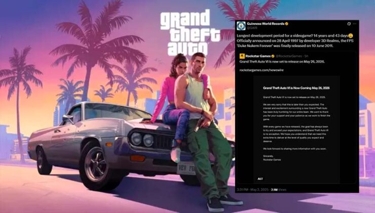 GTA 6 Ertelenince Guinness’ten Esprili Paylaşım