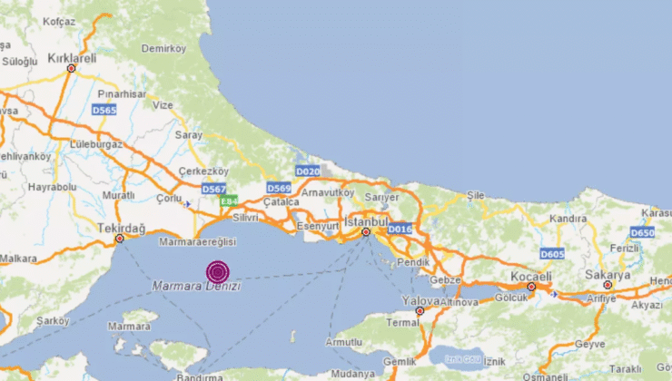 Marmara Denizi’nde 3,8 Büyüklüğünde Deprem: İstanbul’da Hissedildi