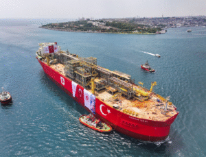 Erdoğan, Türkiye’nin İlk Yüzer Doğal Gaz Platformunu Uğurladı