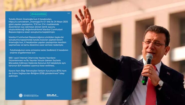 Ekrem İmamoğlu’nun X Hesabına Erişim Engeli: Soruşturma ve Mahkeme Kararı Detaylandı