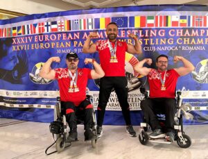 Avrupa Bilek Güreşi Şampiyonası’nda 14 Madalya