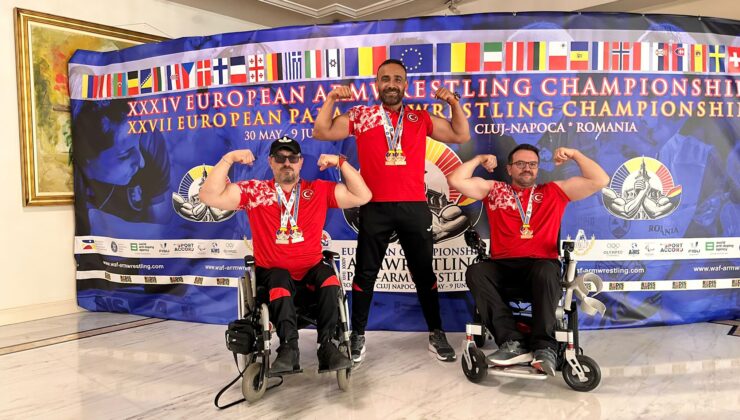 Avrupa Bilek Güreşi Şampiyonası’nda 14 Madalya