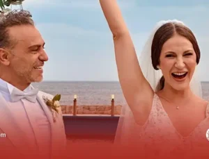 Ece Dizdar ile Serdar Orçin İstanbul Sahilinde Dünyaevine Girdi