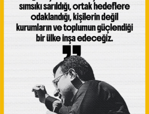 Ekrem İmamoğlu az önce yeni bir gönderi yayınladı