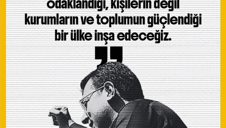 Ekrem İmamoğlu az önce yeni bir gönderi yayınladı