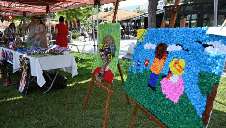 Kemer Belediyesi Kreşinden Yıl Sonu Sanat Sergisi