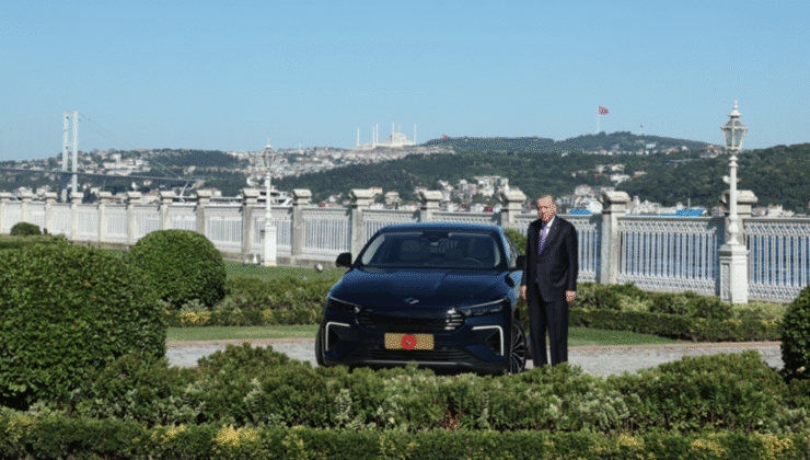 Cumhurbaşkanı Erdoğan, Togg’un Yeni Sedan Modeli T10F ile İstanbul’da Test Sürüşü Yaptı
