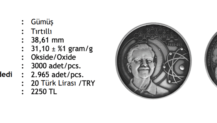 Oktay Sinanoğlu’nun Anısına Hatıra Para: Darphane’den Bilim İnsanına Özel Gümüş Para