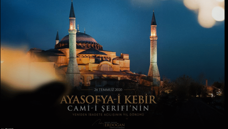 Cumhurbaşkanı Erdoğan’dan Ayasofya’nın İbadete Açılışının 5. Yılında Anlamlı Paylaşım