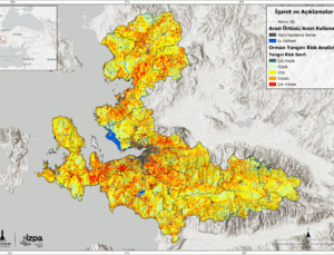 İZPA İzmir’in orman yangını risk haritasını oluşturdu