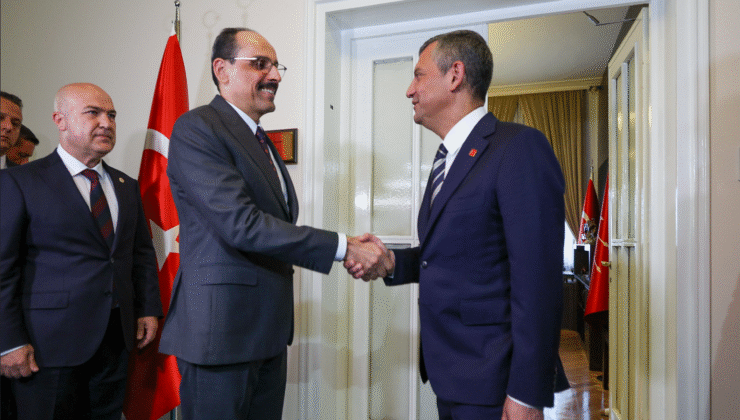 Özgür Özel ile MİT Başkanı İbrahim Kalın Meclis’te Görüştü