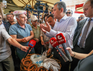 Özgür Özel’den Pazar Ziyareti: Asgari Ücret 30 Bin Olsun, Emekliye Zam Verilsin