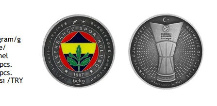 Fenerbahçe Beko Şampiyonluğu Darphane Hatıra Parasıyla Tarihe Kazındı