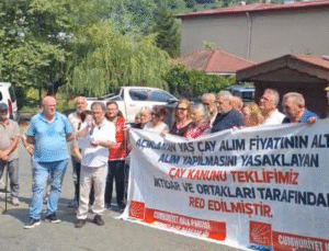 CHP’den Güneysu’da Çay Üreticileri İçin Eylem: “Sorumlu 23 Yıllık AKP İktidarıdır”