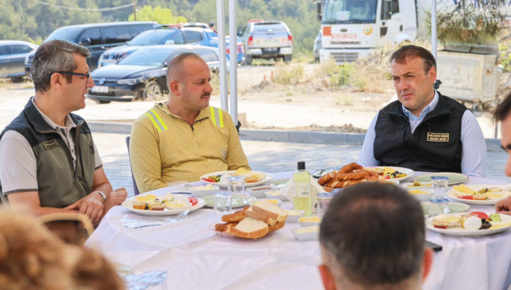 Vali Sözer, Orman Yangınıyla Mücadele Ekiplerine Destek Verdi