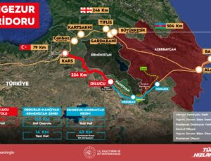 Kars-Iğdır-Aralık-Dilucu Demiryolu Zengezur Koridoru’nun Kalbi Olacak