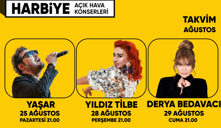 Levent Yüksel, Yıldız Tilbe, Yaşar… Sonbaharda Harbiye Sahnesi Ateş Gibi