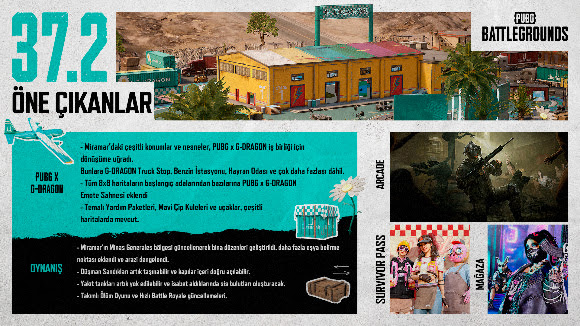 PUBG ve G-DRAGON Ortaklığı 37.2 Güncellemesiyle Oyunculara Sunuldu