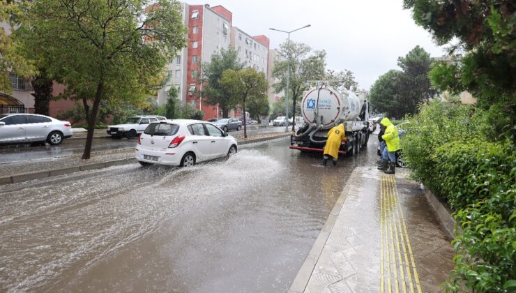 “İzmir’de Sağanak Alarmı: İZSU Ekipleri 390 Personelle Sahada”