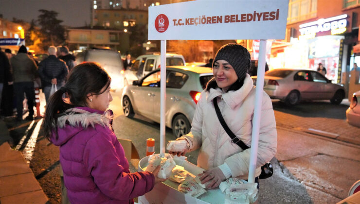 Keçiören’de Regaip Kandili Bereketi Paylaşmayla Yaşandı