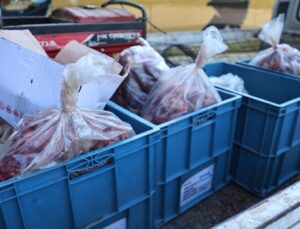 Antalya otogarında 270 kilo uygunsuz taşınan et bulundu