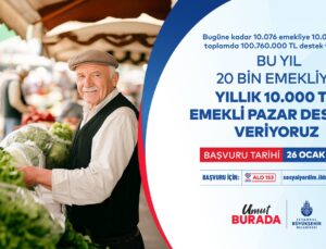 İBB’den Emekliye Dev Destek: 20 Bin Kişiye 10 Bin TL Pazar Yardımı Başladı!
