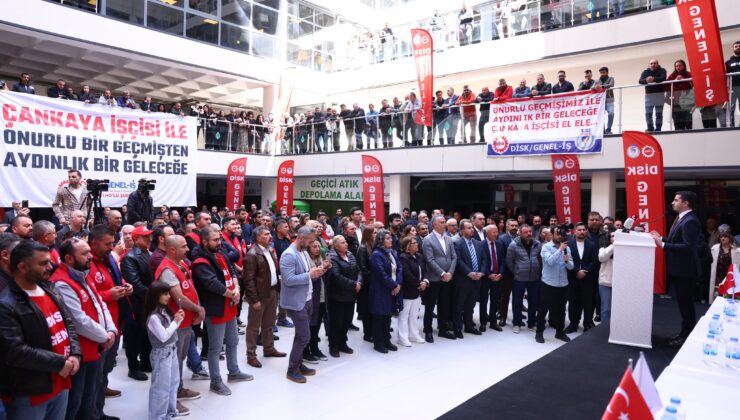 Çankaya’da çalışanlara kapsamlı iyileştirme paketi İşçilerin 2 yıllık hakları güvence altına alındı