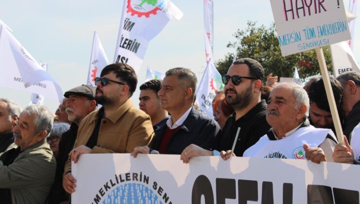 Mersin’de Emekliler Meydanda: İnsanca Yaşamak İstiyoruz