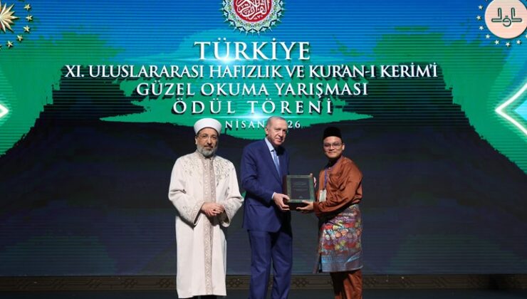 11. Uluslararası Hafızlık ve Kur’an-ı Kerim’i Güzel Okuma Yarışması Ödül Töreni