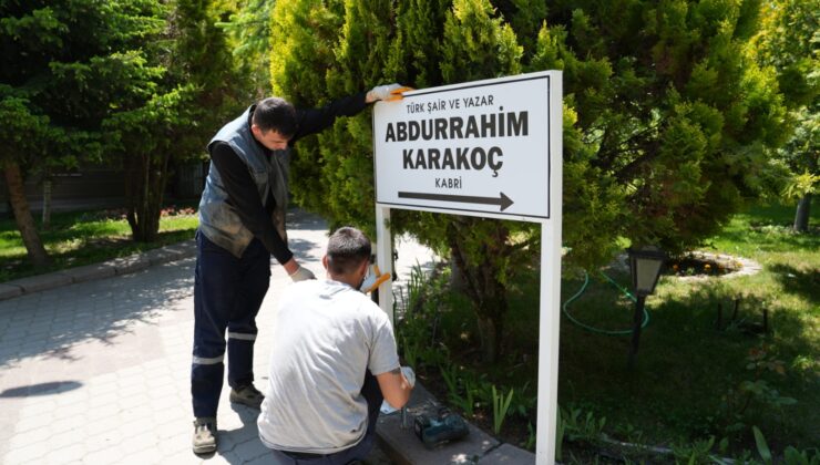 Keçiören Belediyesi’nden Abdurrahim Karakoç’un Anısına Vefa