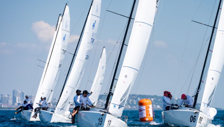 Kalamış Açıklarında Yelken Şöleni: İlk Günün Galibi Team Nautique Yachting!