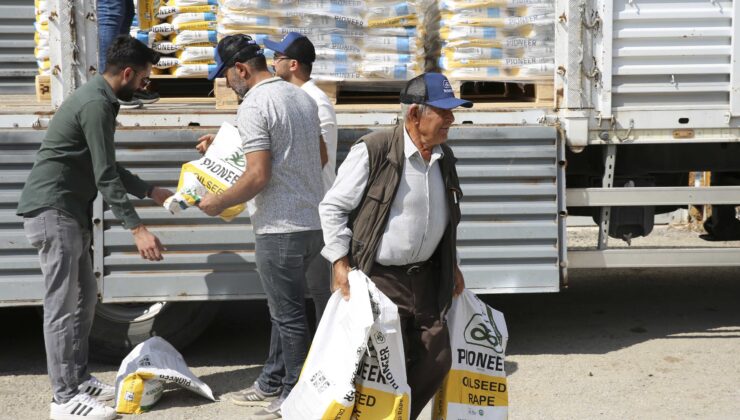 Ankara Büyükşehir Belediyesi’nden Çiftçilere Kanola Tohumu Desteği