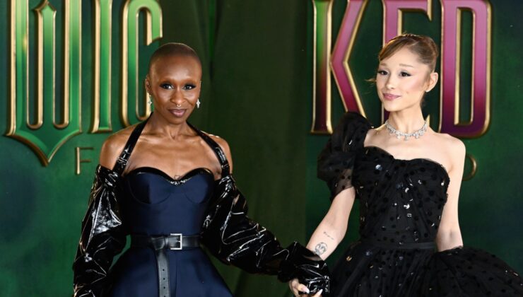 Ariana Grande ve Cynthia Erivo Londra Sahnesinde Bir Araya Geldi