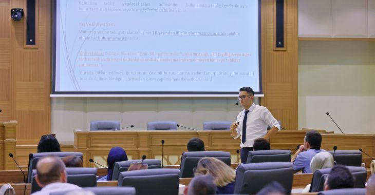 Bursa’da Belediye Personeline Tebligat Kanunu Eğitimi Verildi