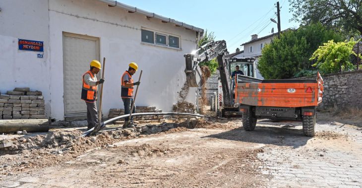Bursa Keles’te İçme Suyu Hattı Yenileniyor