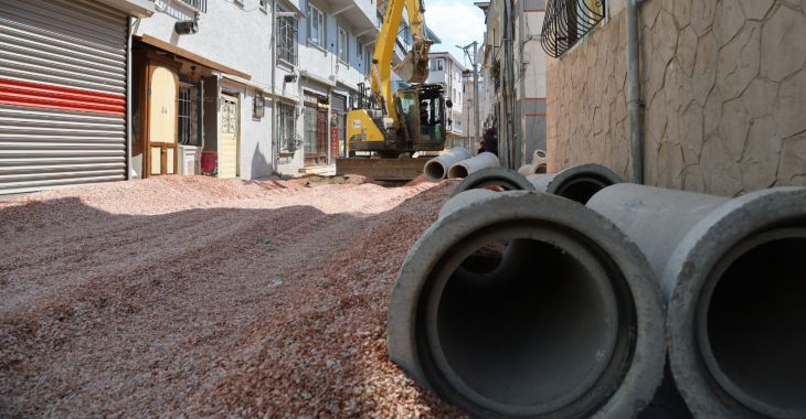 Bursa Yıldırım’da Altyapı Yenileme Çalışmaları Sürüyor