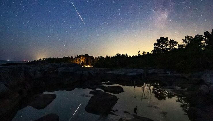 İsveç Üzerinde Görüntülenen Perseid Meteor Yağmuru Kaydedildi