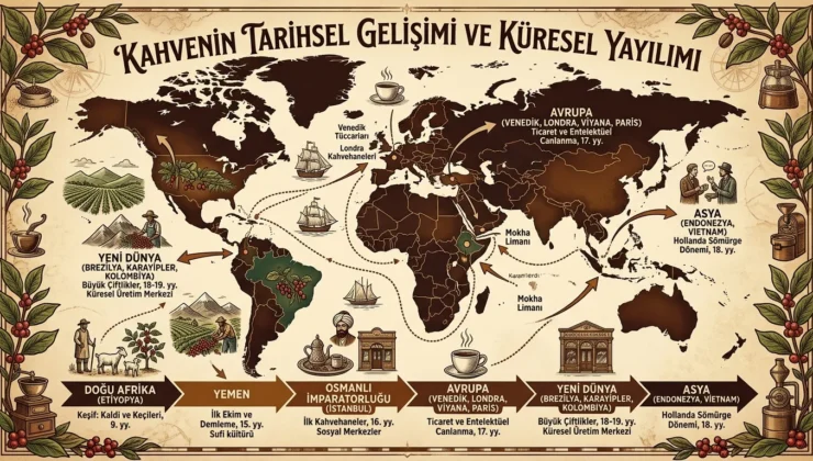 Kahvenin Tarihsel Gelişimi ve Küresel Yayılımı