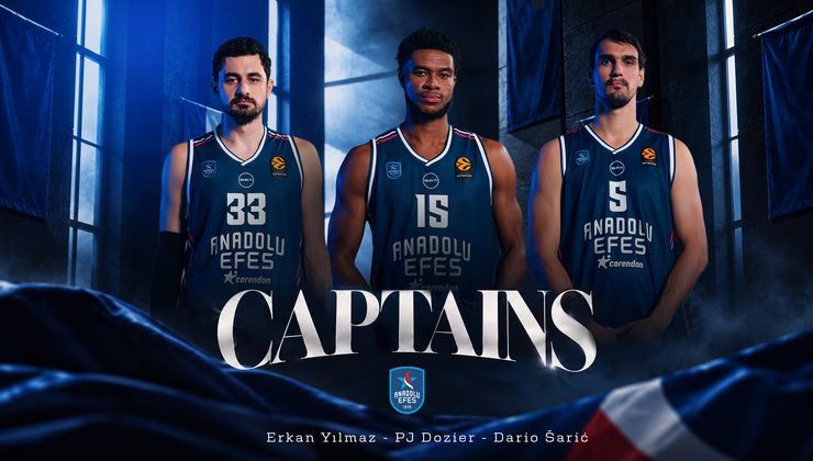 Anadolu Efes yeni kaptanlarını duyurdu