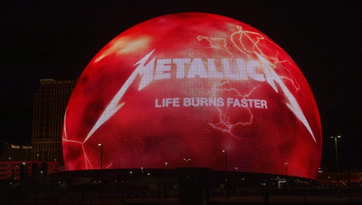 Metallica Las Vegas’taki Sphere Sahnesinde İlk Konserini Gerçekleştirdi